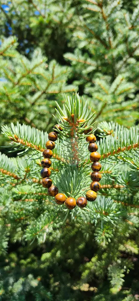 8mm TIGERS EYE BRACELET
