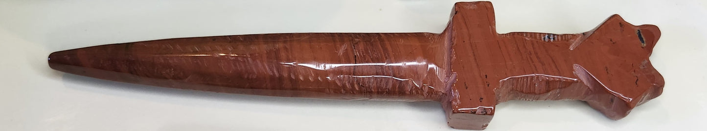 MIXED CRYSTAL DAGGER (CARVING)