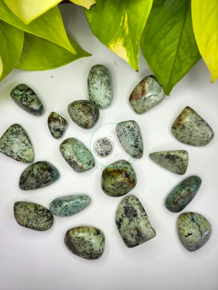 AFRICAN TURQUOISE TUMBLE STONE