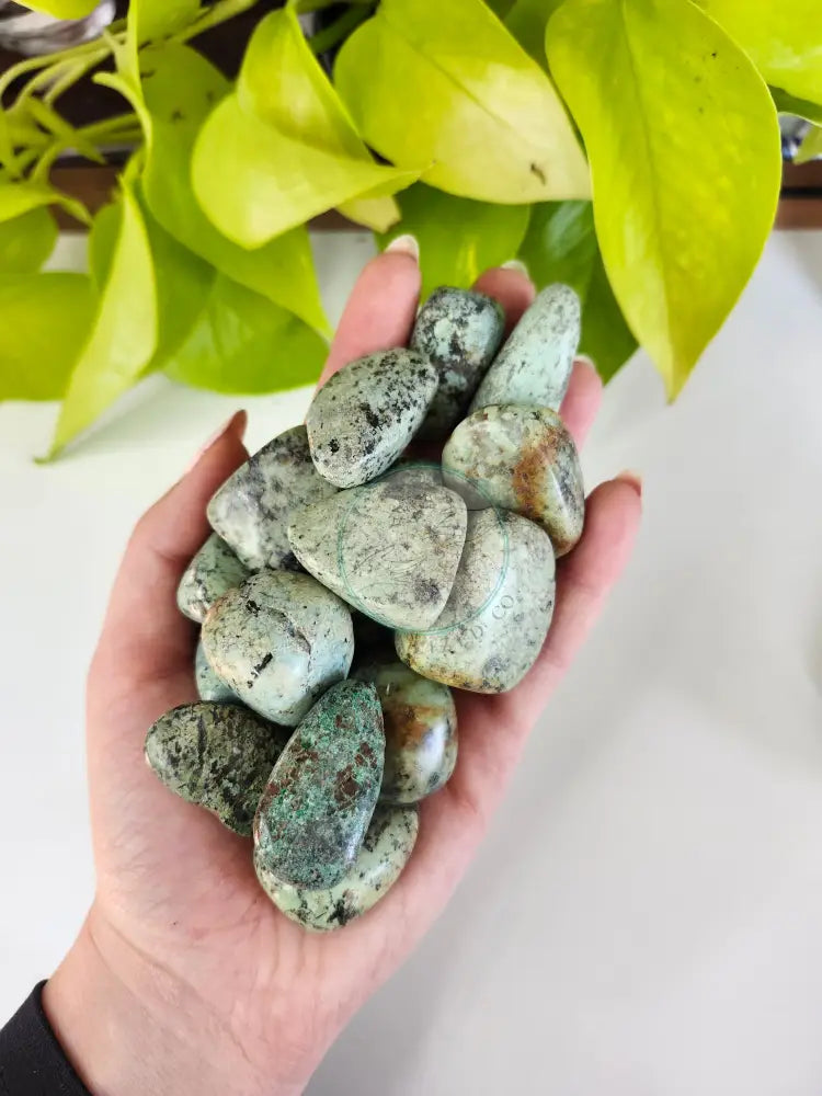 AFRICAN TURQUOISE TUMBLE STONE