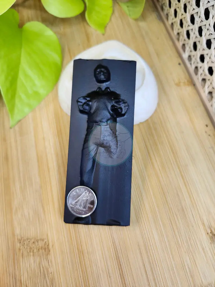 BLACK OBSIDIAN HAN SOLO IN CARBONITE - CARVING