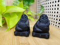 BLACK OBSIDIAN JABBA THE HUT - CARVING