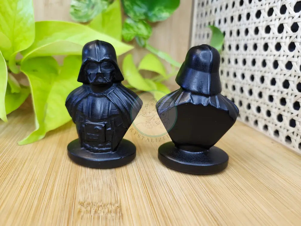 BLACK OBSIDIAN VADER BUST