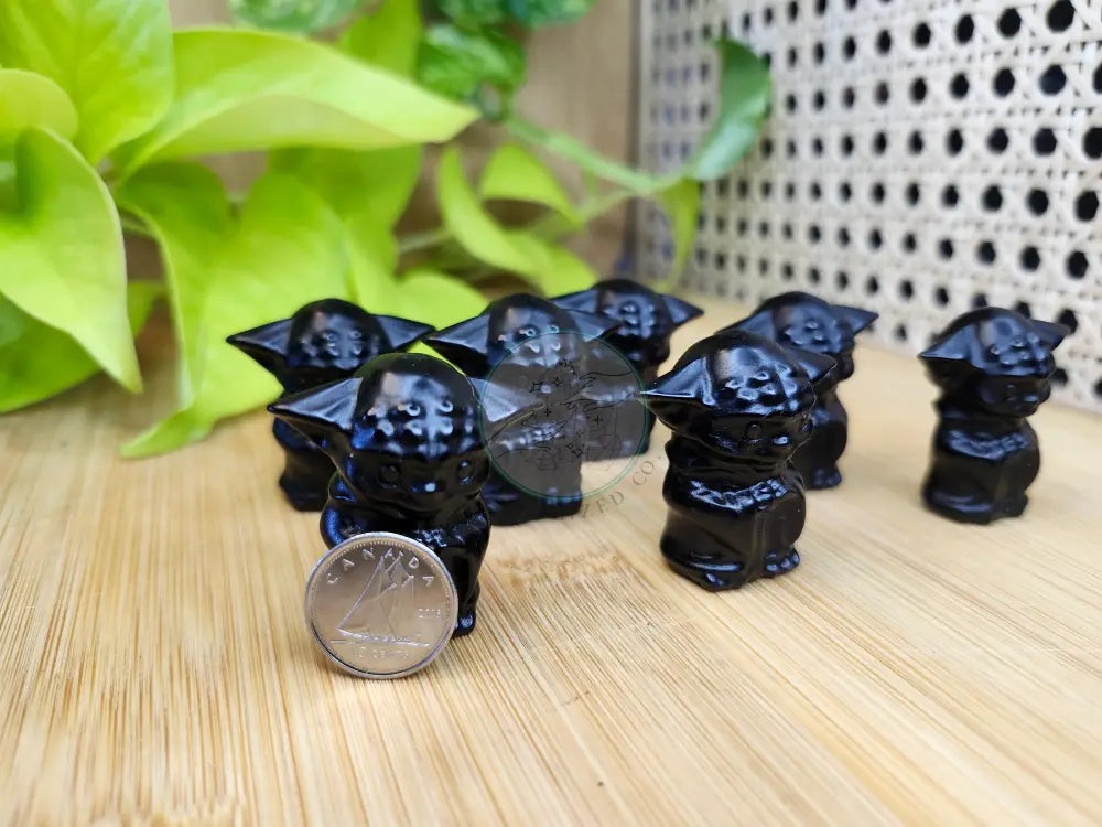 BLACK OBSIDIAN YODA