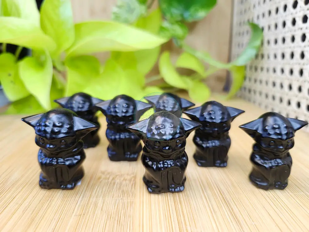 BLACK OBSIDIAN YODA
