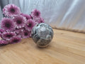 BLACK PHANTOM CALCITE SPHERE