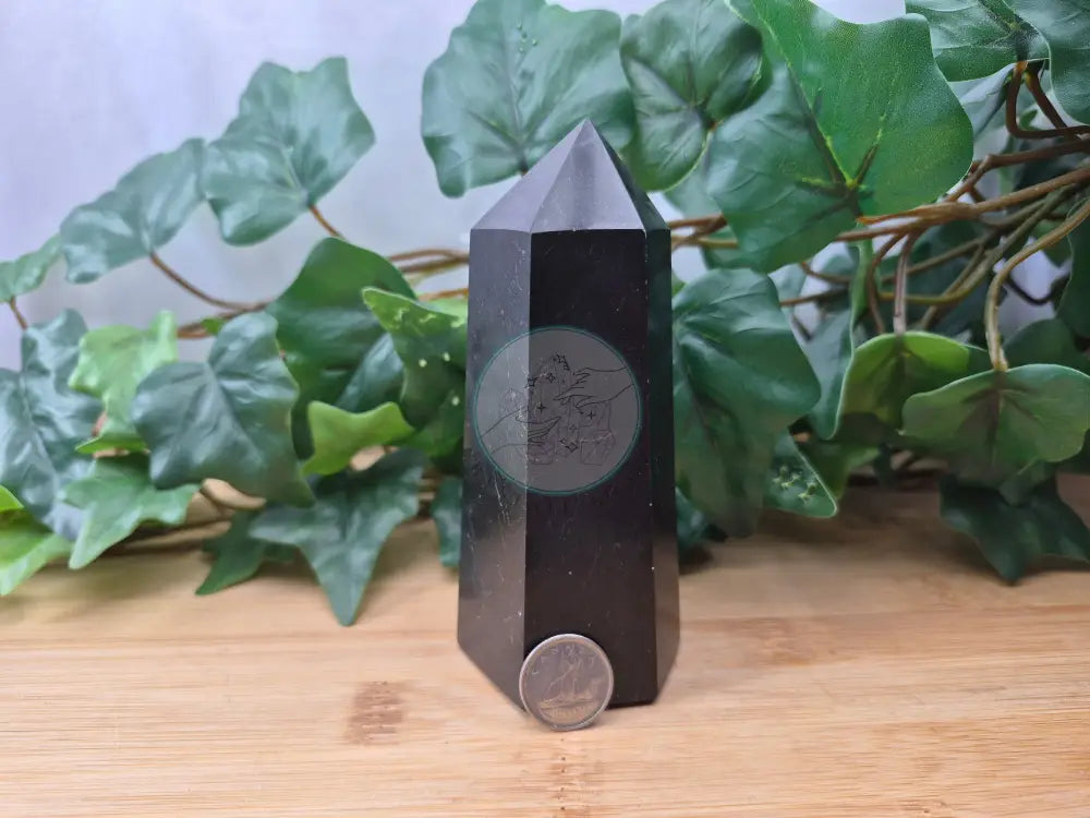 BLACK TOURMALINE TOWER #2