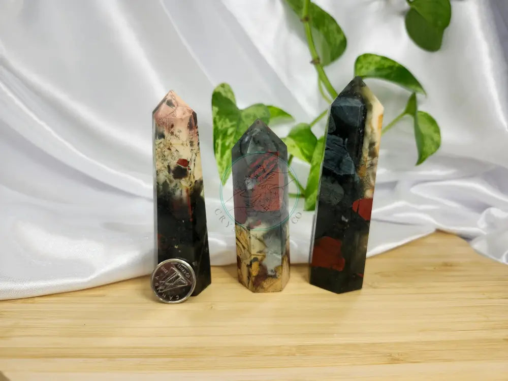 BLOODSTONE JASPER TOWER