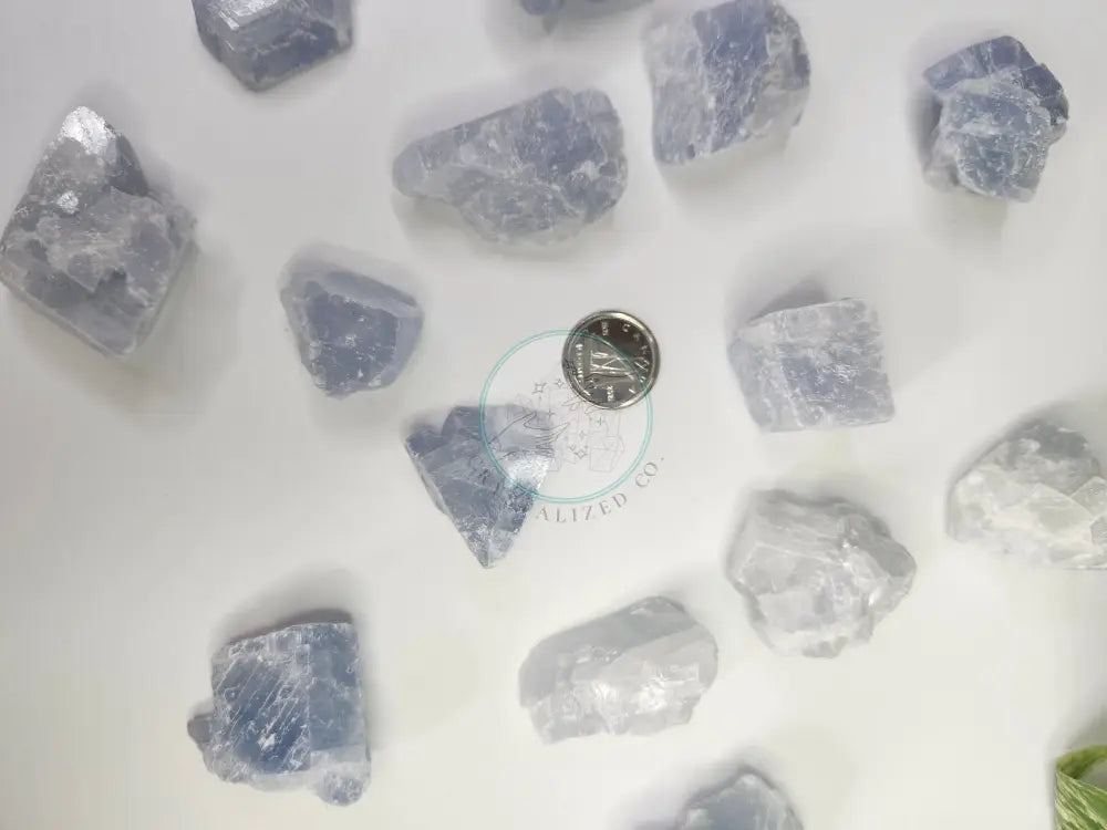 BLUE CALCITE ROUGH STONE