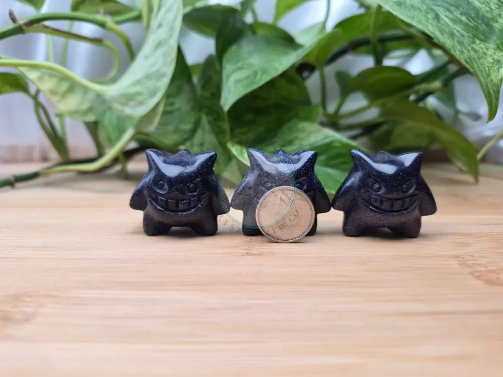 BLUE GOLDSTONE GENGAR