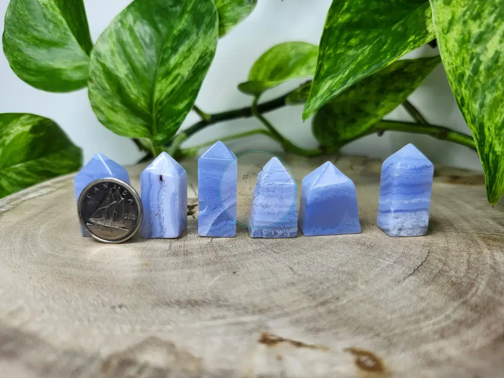 BLUE LACE AGATE TOWER