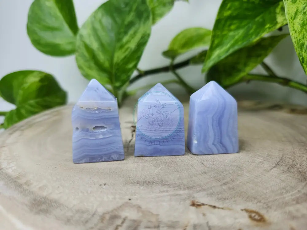 BLUE LACE AGATE TOWER