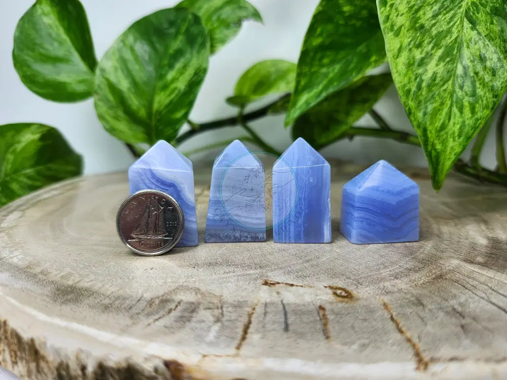 BLUE LACE AGATE TOWER