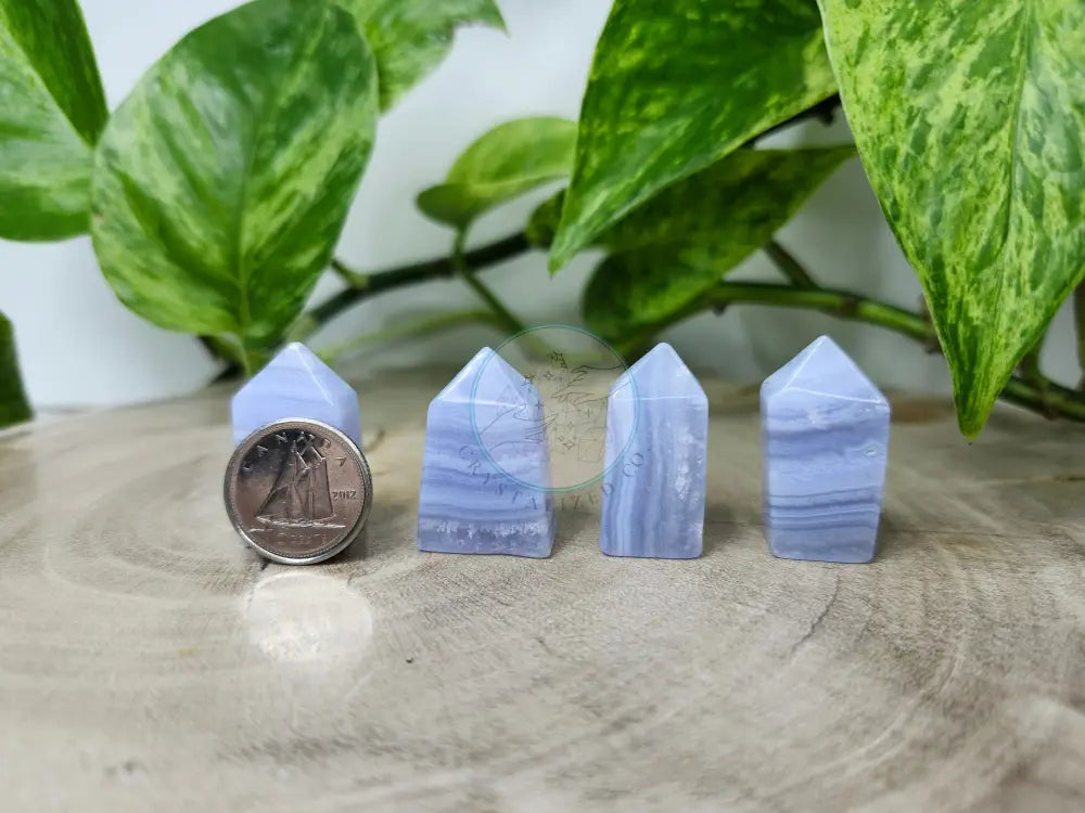 BLUE LACE AGATE TOWER