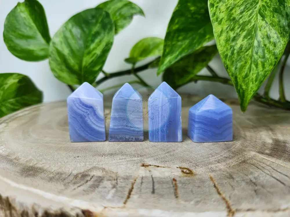 BLUE LACE AGATE TOWER