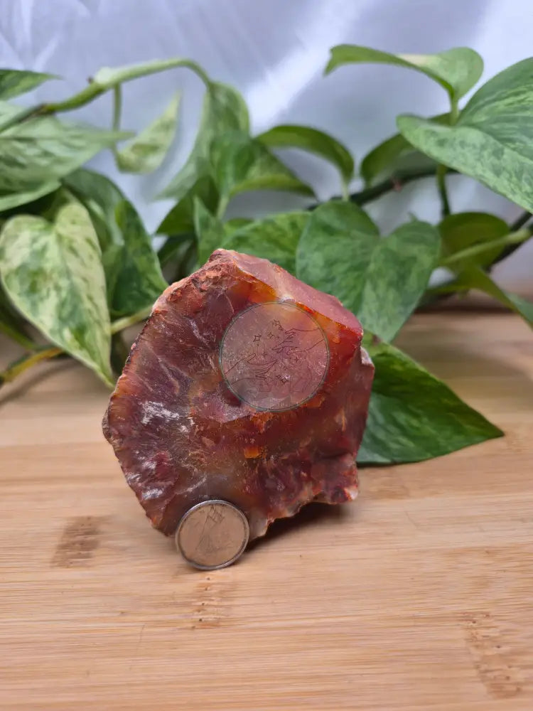 CARNELIAN AGATE ROUGH CHUNK