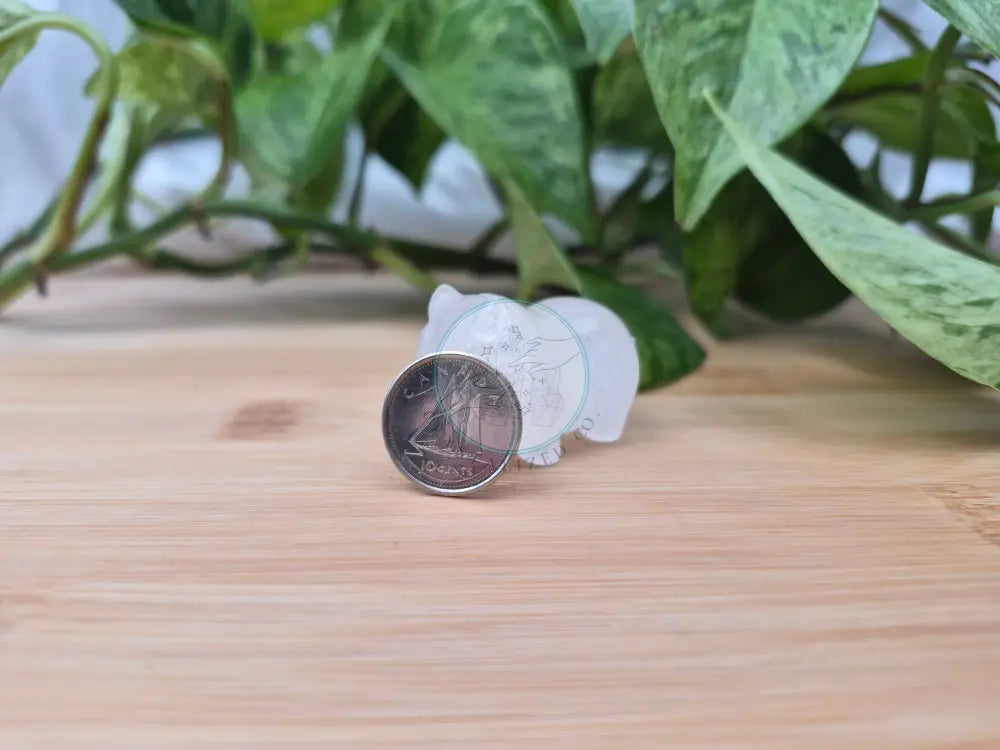 CLEAR QUARTZ HIPPO