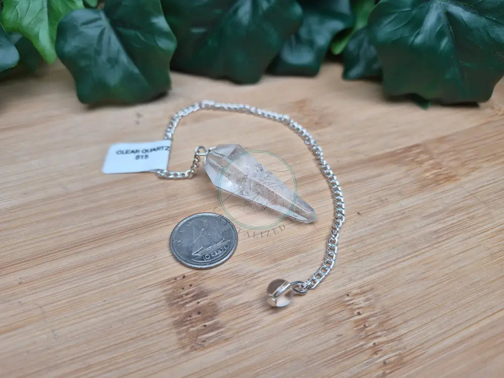 CLEAR QUARTZ PENDULUM