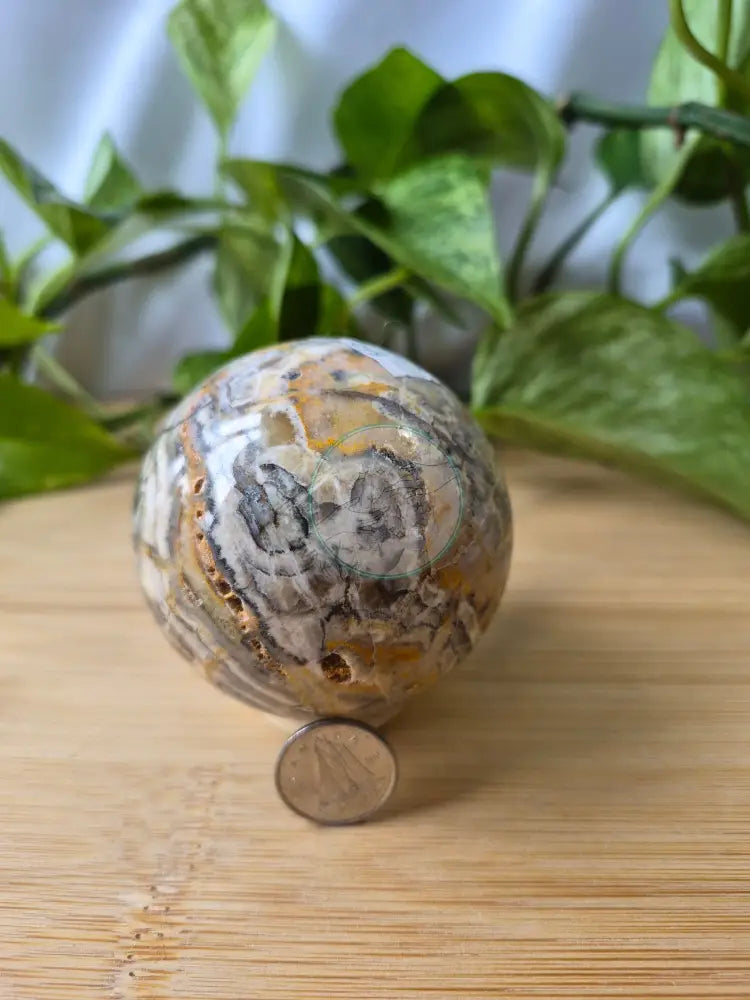 CRAZY LACE AGATE SPHERE