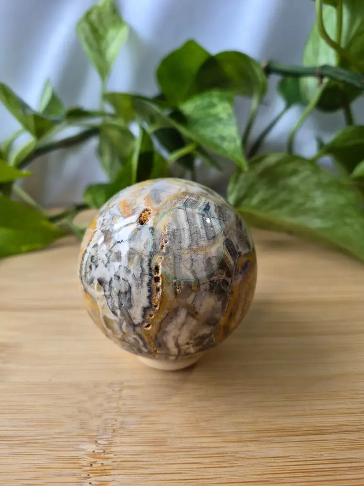 CRAZY LACE AGATE SPHERE