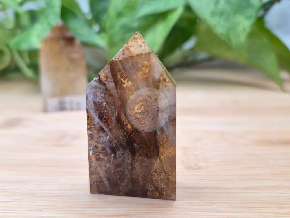DENDRITES IN QUARTZ TOWER