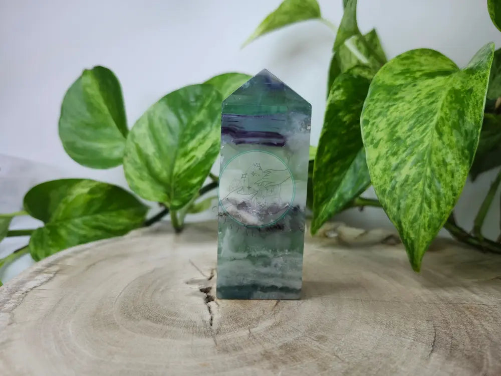 FEATHER FLUORITE TOWER