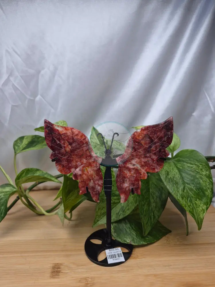 FIRE QUARTZ BUTTERFLY WINGS
