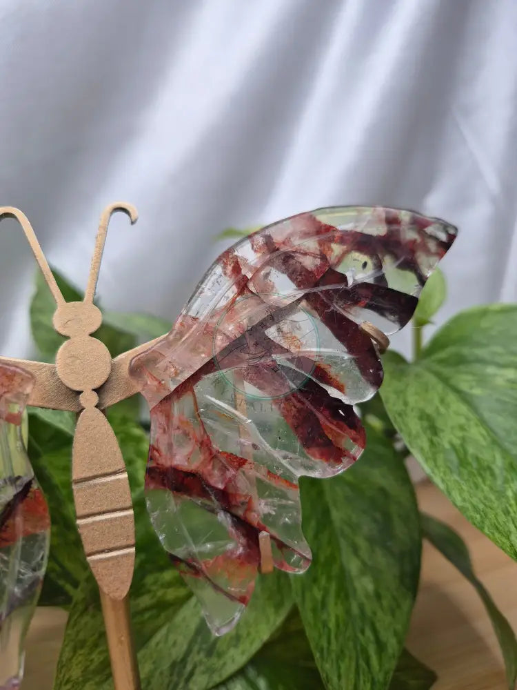 FIRE QUARTZ BUTTERFLY WINGS