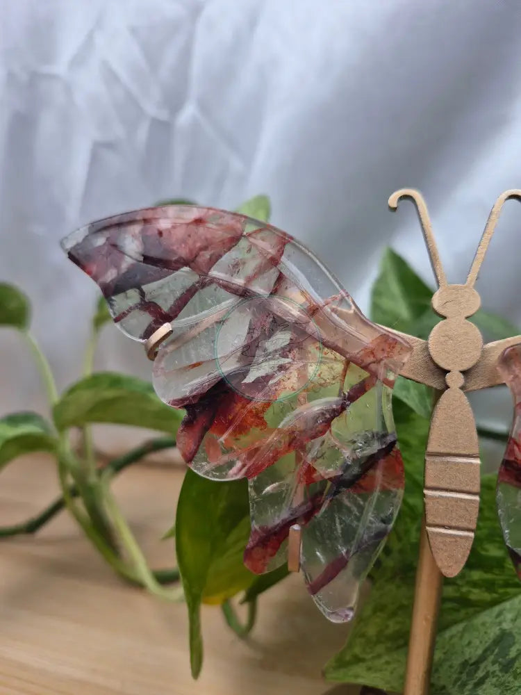 FIRE QUARTZ BUTTERFLY WINGS