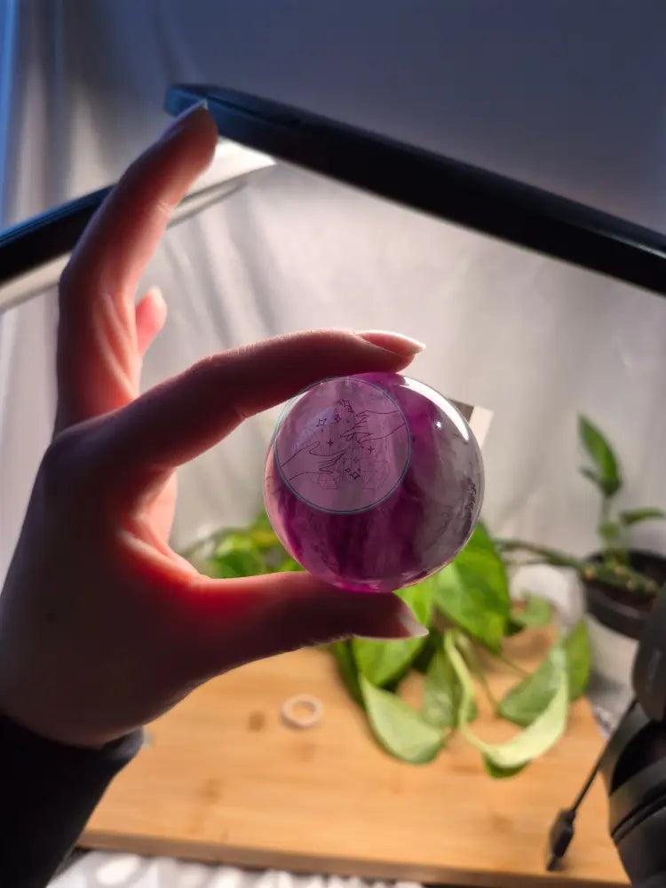 FLUORITE SPHERE