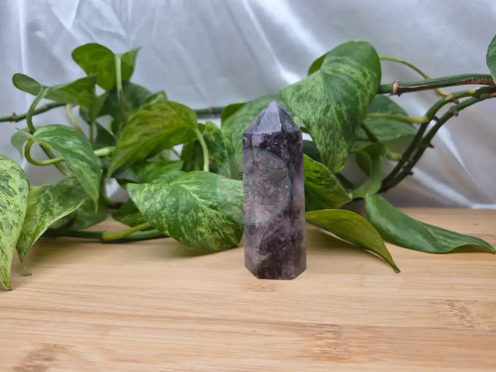 FLUORITE W/ PYRITE TOWER