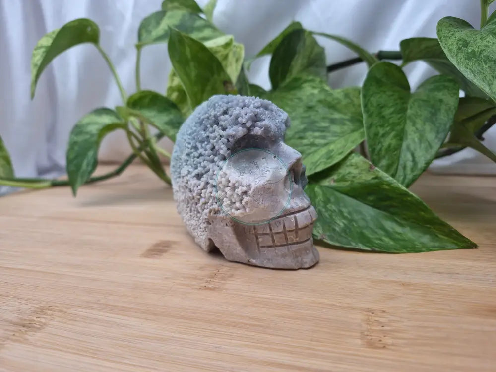 GRAPE AGATE SKULL