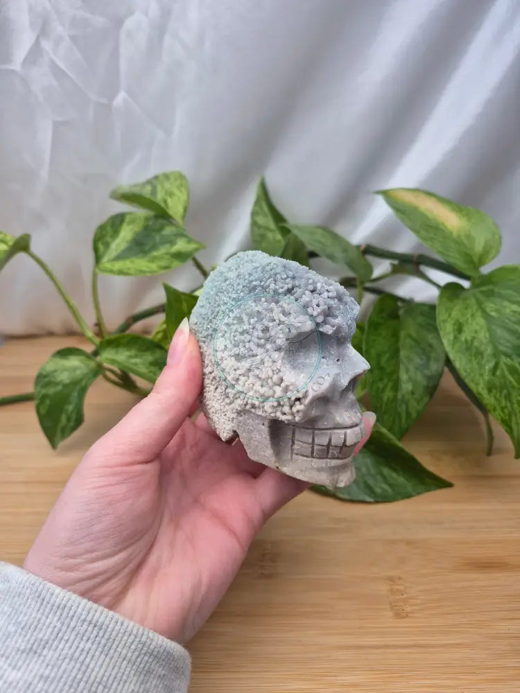 GRAPE AGATE SKULL