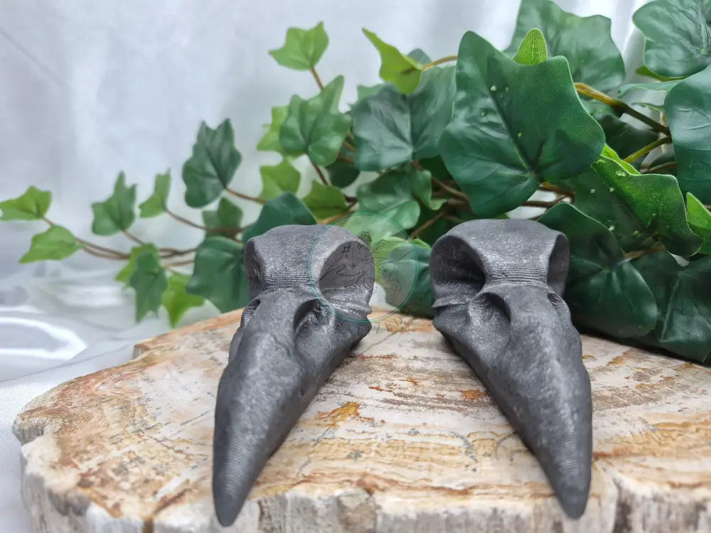 GRAPHITE BIRD SKULL