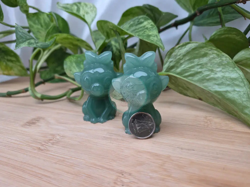 GREEN AVENTURINE GROOKEY LG