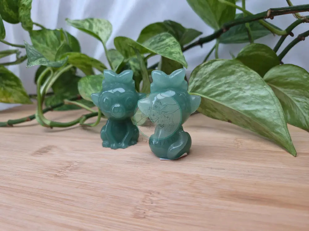 GREEN AVENTURINE GROOKEY LG