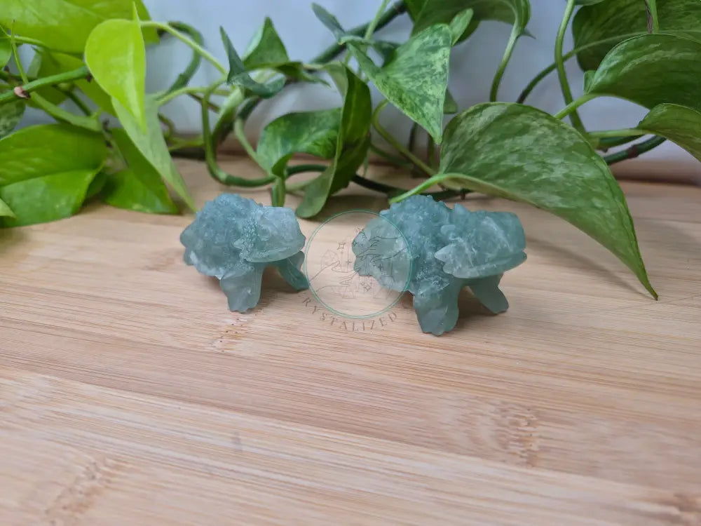 GREEN AVENTURINE LIZARD