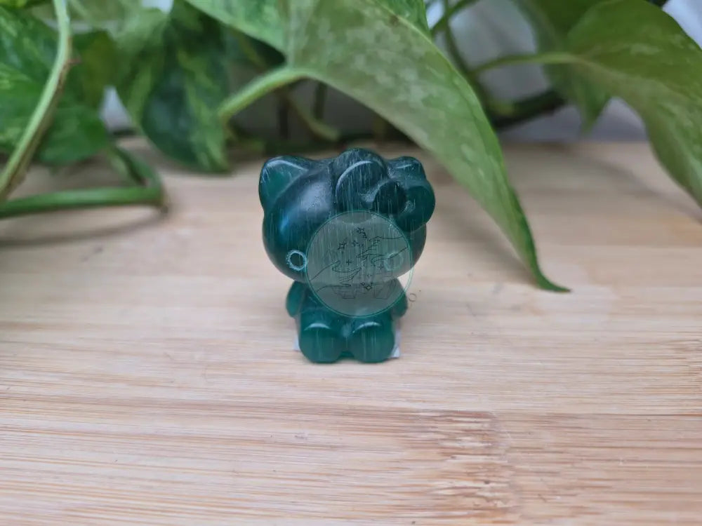 GREEN CATS EYE HELLO KITTY