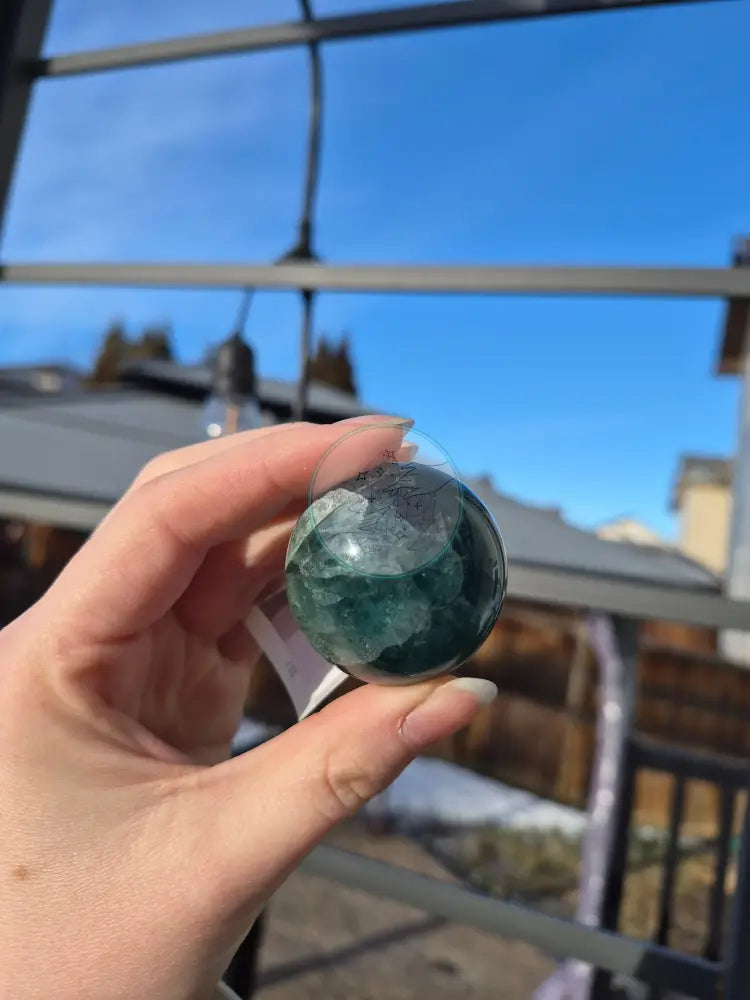 GREEN FLUORITE SPHERE