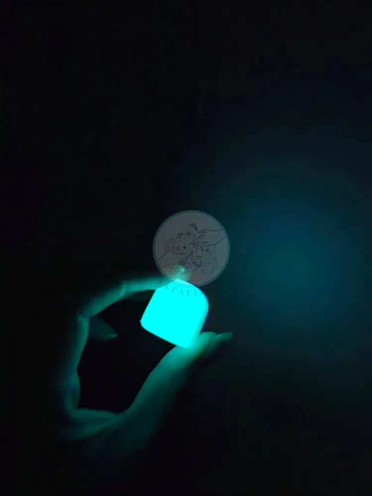 GREEN GLOWSTONE CUBE
