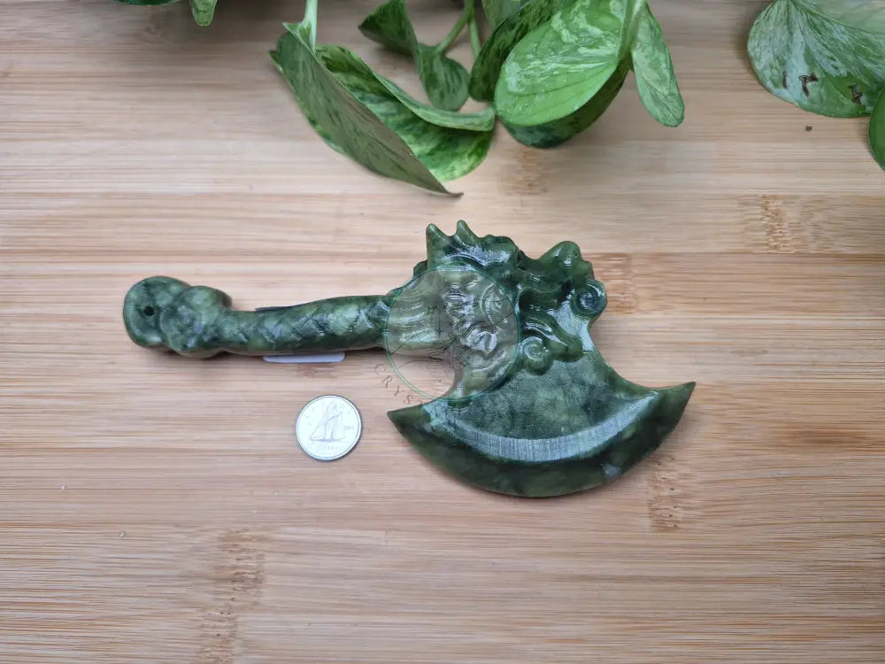 JADE DRAGON AXE