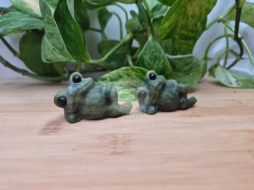 JADE LAYING DOWN FROG