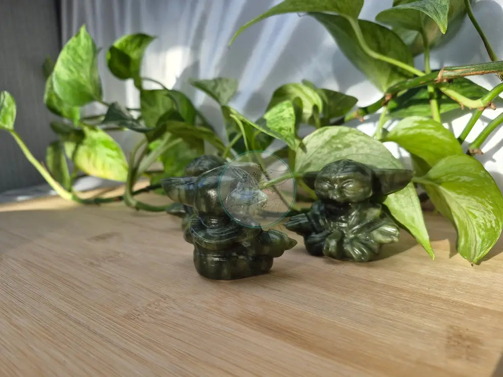 JADE SITTING YODA