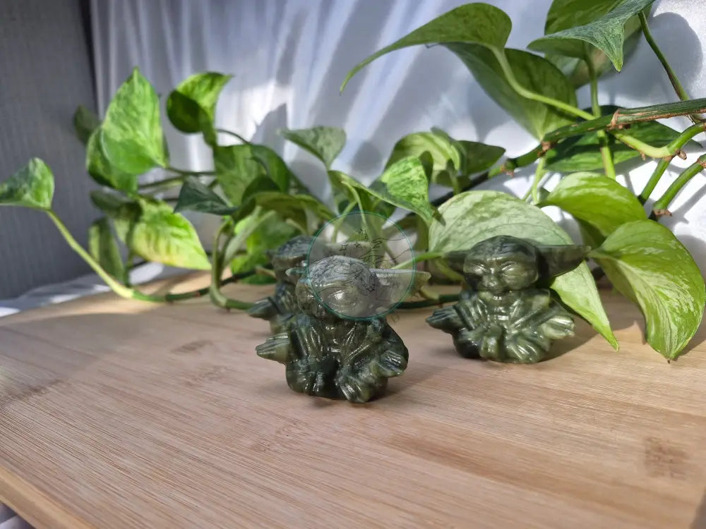 JADE SITTING YODA