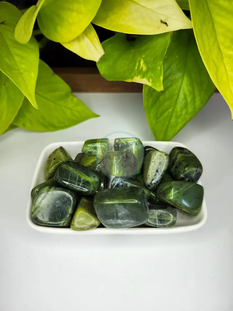 JADE TUMBLED STONE - TUMBLED STONES