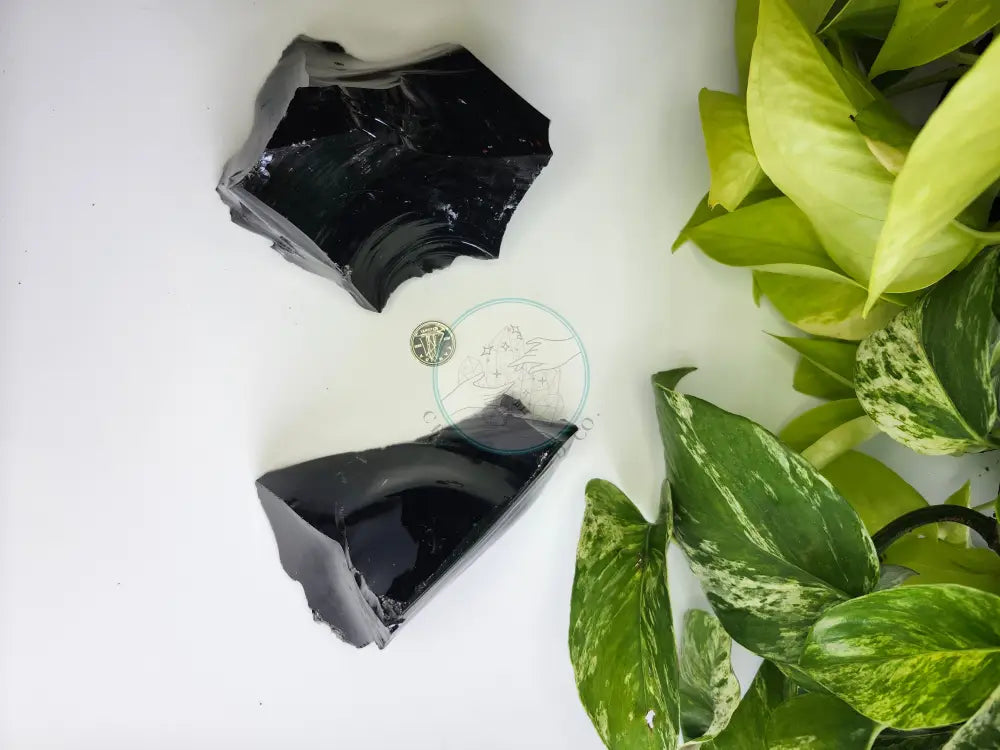 LARGE BLACK OBSIDIAN