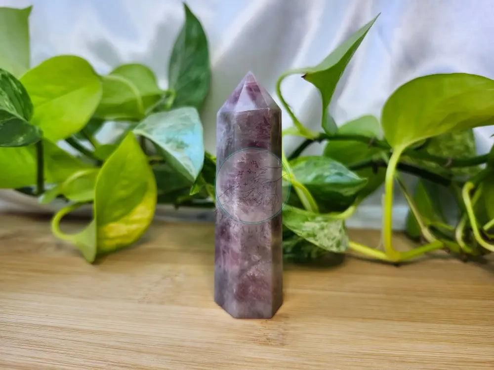 LAVENDER ROSE QUARTZ TOWER
