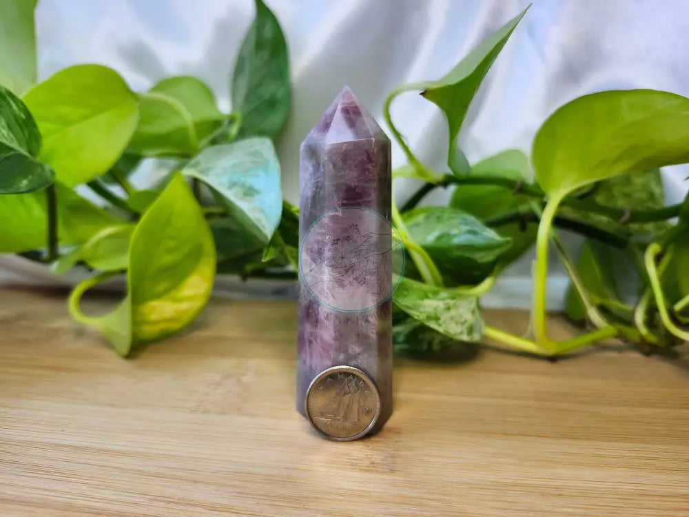 LAVENDER ROSE QUARTZ TOWER