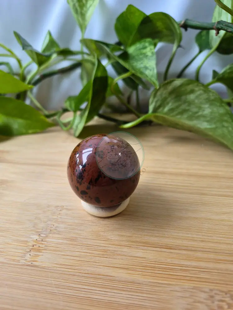 MAHOGANY OBSIDIAN SPHERE