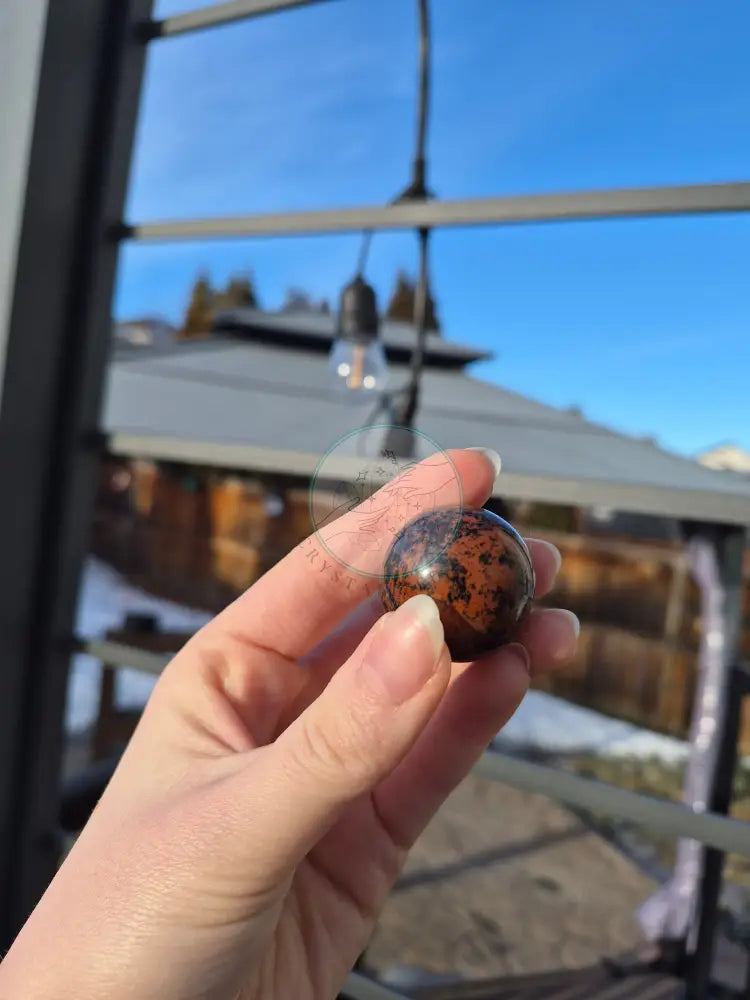 MAHOGANY OBSIDIAN SPHERE